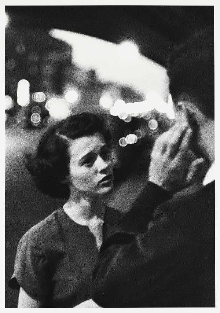 Louis Faurer, “Deaf mute”. New York 1950