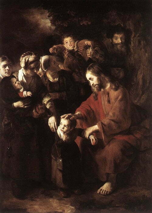 Nicolaes Maes_christ blessing the children