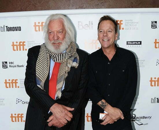 Donald and Kiefer Sutherland