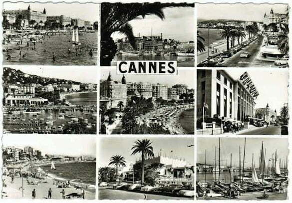 Cannes-1950s-postcard